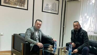 Остваривме средба со Г-дин Бобан Стефковски, Градоначалник на Општина Гази Баба